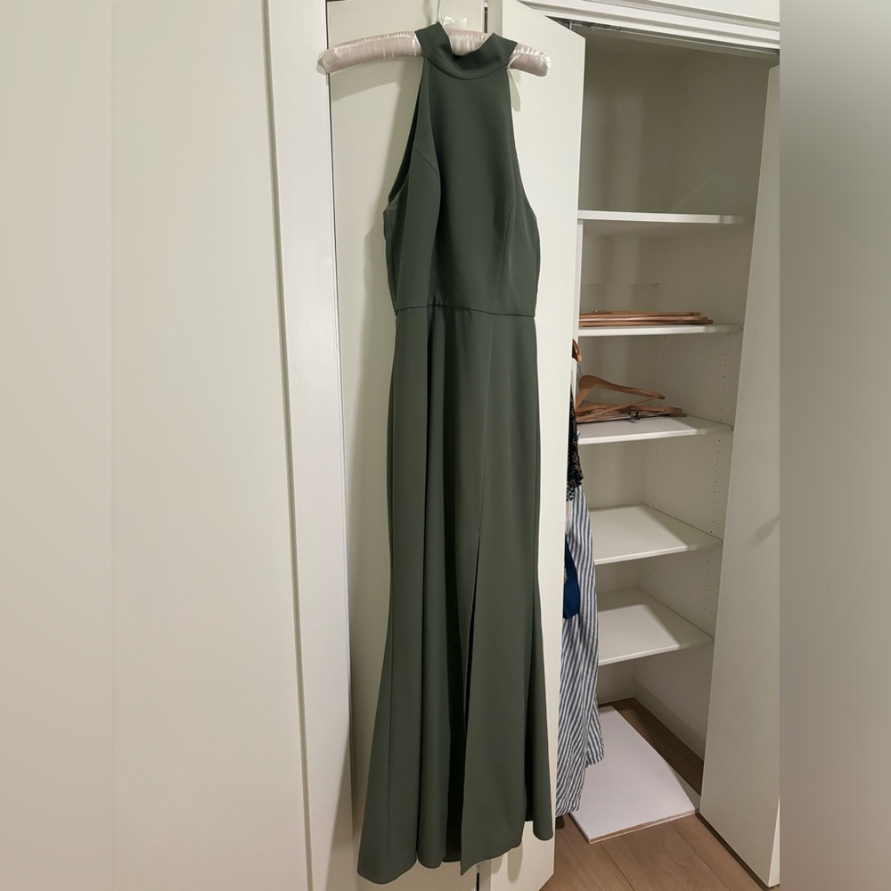 Amsale Sage Bridesmaid Dress